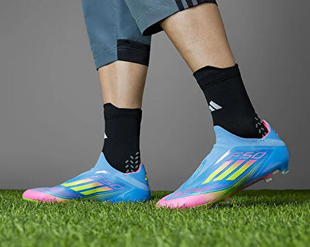 adidas  F50 Elite Ll Fg Erkek Çim Zemin Kramponu IE1213 Mavi