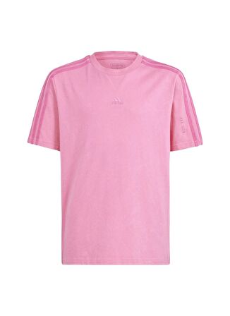 adidas Desenli Pembe Kadın T-Shirt IS4649-J SZN W TEE