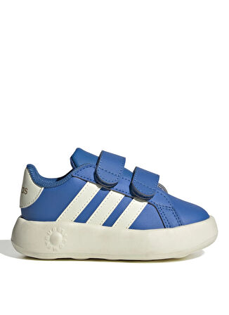 adidas Lacivert - Beyaz Bebek Yürüyüş Ayakkabısı JR5103-GRAND COURT 2.0 CF I