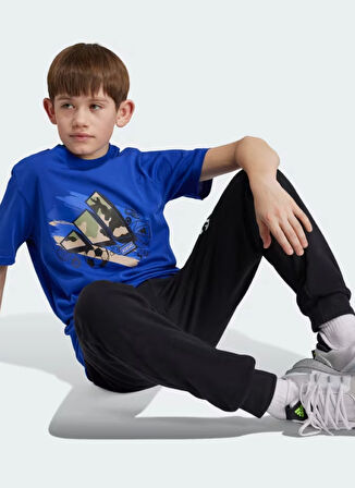 adidas Baskılı Lacivert Kadın T-Shirt IZ0428-TRAIN BOYS