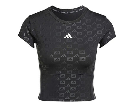 adidas Hyglm T Q4 Kadın Antrenman Tişörtü IK5503 Siyah