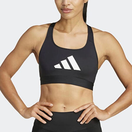 adidas PWRCT BL BRA Siyah Kadın Sporcu Sütyeni JG1414