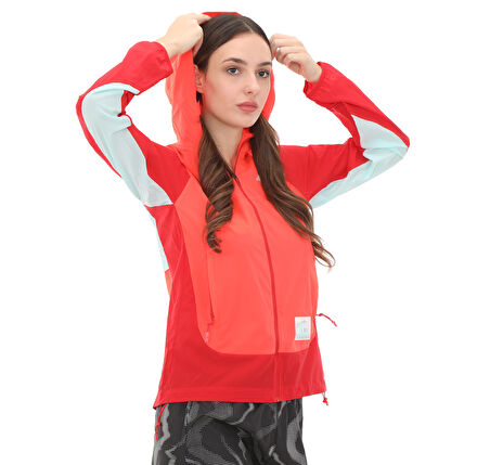 IW9234-K adidas Nyc Jacket Kadın Yağmurluk-R&amp;uuml;zgarlık Turuncu