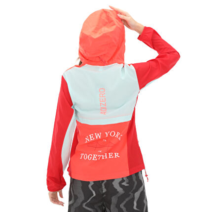 IW9234-K adidas Nyc Jacket Kadın Yağmurluk-R&amp;uuml;zgarlık Turuncu