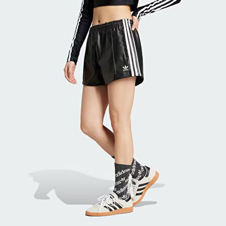 Adidas Kadın Şort Pleather Shorts Iy7320