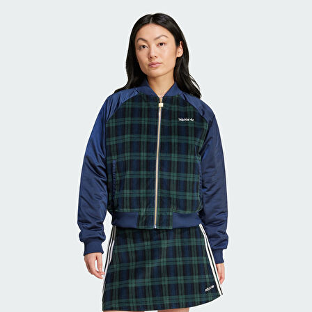 adidas IX1040 TARTAN JACKET Kadın Tracktop