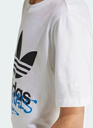 adidas Baskılı Beyaz Erkek Çocuk T-Shirt IY5452-GRAPHICS TEE