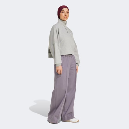 adidas Essentials Fleece Kadın Gri Sweatshirt