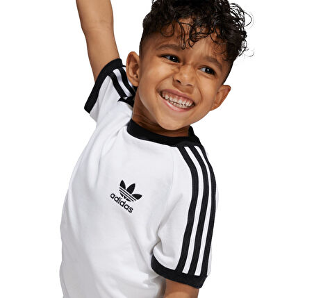 JE0517-C adidas 3Strıpes Tee &amp;Ccedil;ocuk T-Shirt Beyaz