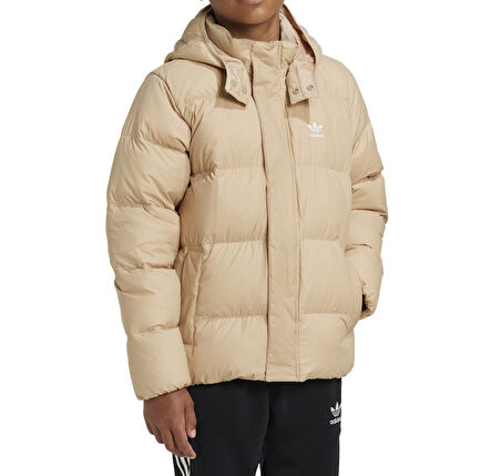 IY7500-C adidas Down Jacket Elo &amp;Ccedil;ocuk Mont Krem