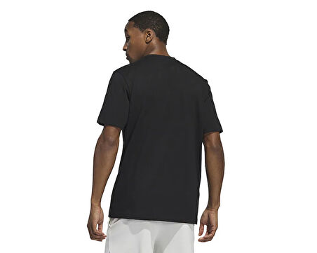 adidas On Fire G T Erkek Baketbol Tişörtü IX0107 Siyah