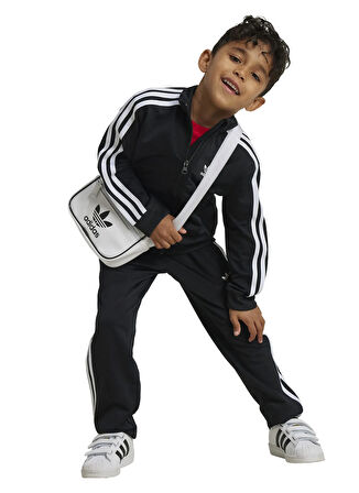 adidas Düz Siyah Erkek Çocuk Eşofman Takımı IY4798 FIREBIRD TS