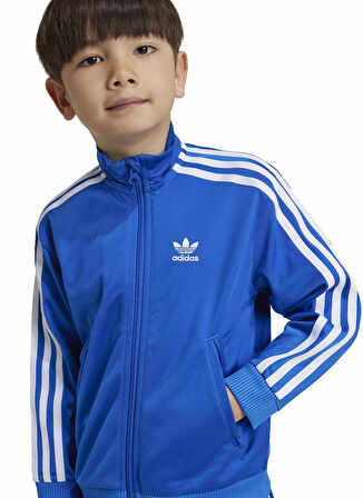adidas Düz Mavi Erkek Çocuk Eşofman Takımı IY4802 FIREBIRD TS