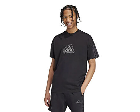 adidas M A Szn S T Erkek Günlük Tişört IX1255 Siyah