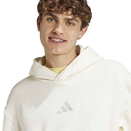 All Szn Erkek Beyaz Günlük Stil Sweatshirt IY4154