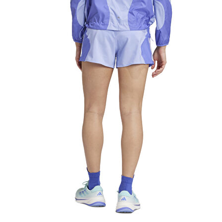 Own The Run Base Aeroready Kadın Mavi Koşu Şort IV5505