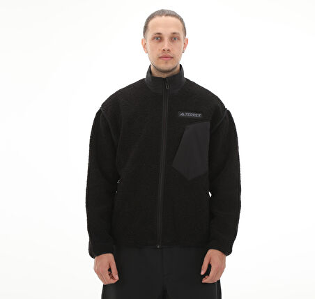 IZ4995-E adidas Xpl Pıle Fl Jkt Erkek Ceket Siyah