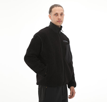 IZ4995-E adidas Xpl Pıle Fl Jkt Erkek Ceket Siyah