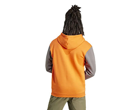adidas Mt L Logo Hd Erkek Günlük Sweatshirts IX7718 Turuncu