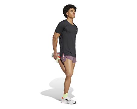 adidas Adizero Tee Erkek Koşu Tişörtü IX2831 Siyah