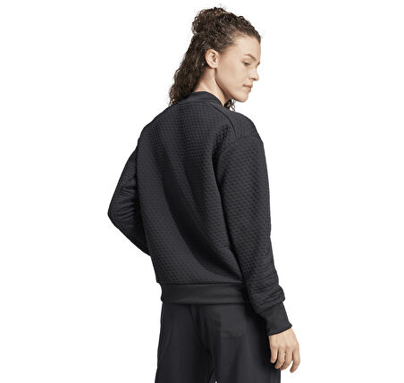 JD6642-K adidas Terrex Xploric Sweater Kadın Ceket Siyah