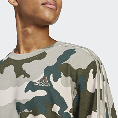 Adidas Erkek Sweatshirt Camo Crew