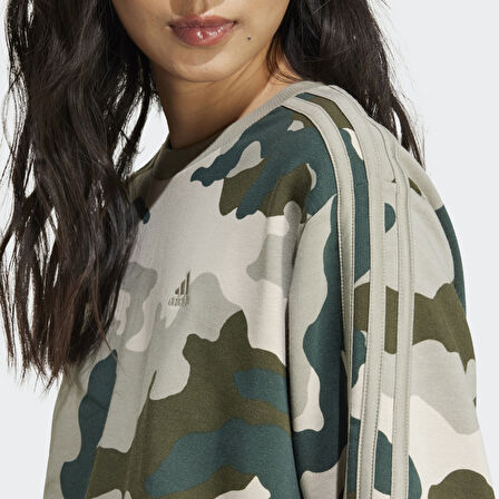 Adidas Kadın Sweatshirt Camo Aop