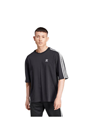 adidas Erkek  Siyah  T-shirt Oversize tee IZ1832