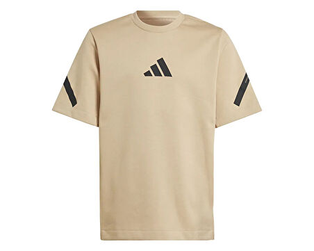 adidas J Zne Tee Çocuk Günlük Tişört JF2498 Krem