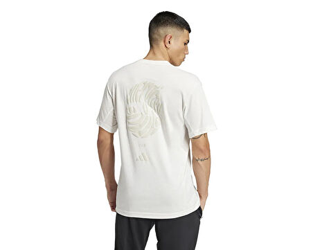 adidas Yoga Tee Erkek Antrenman Tişörtü IX9054 Beyaz