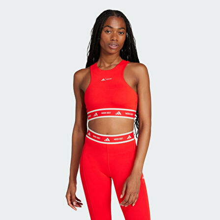 adidas JG1268 CROP TOP Kadın Sporcu Sütyeni