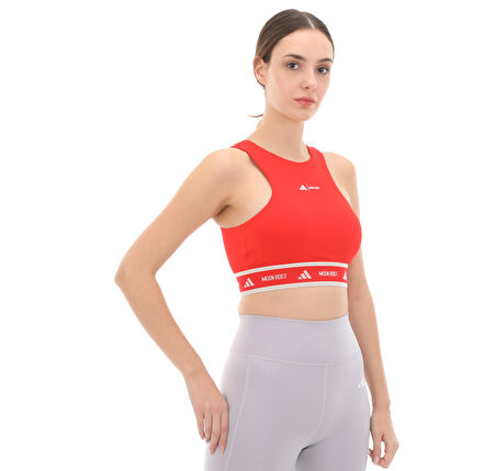 JG1268-K adidas Crop Top Kadın B&amp;uuml;stiyer Kırmızı