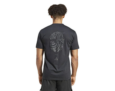 adidas Yoga Tee Erkek Antrenman Tişörtü IN5604 Siyah