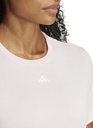 adidas Kadın Pembe Yuvarlak Yaka Normal Kalıp T-Shirt IY9160 WTR D4T T