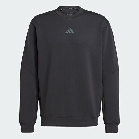 Adidas Erkek Günlük Kapşonlu Sweat D4T Crew Sweats Jj4642