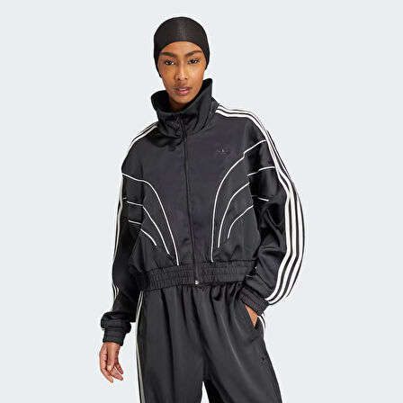 Adidas Kadın Mont Piping Tracktop Iw5678