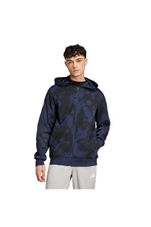 adidas M FI 3S FZ AOP Erkek   Sweatshirt IW6083