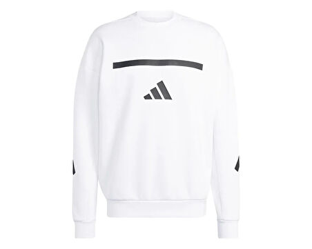 adidas M Z.N.E. Crw Erkek Günlük Sweatshirts JF2451 Beyaz