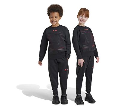 adidas Lk Sw Zne Jog IV9645 Çocuk Günlük Eşofman Takımı Siyah