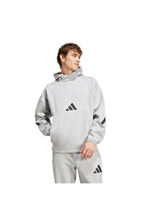 adidas  Erkek  Gri  Sweatshirt M Z.N.E. HD JE3070