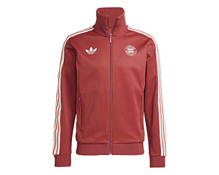 adidas Fcb Og Bb Tt Erkek Futbol Antrenman Ceketi IY0047 Kırmızı