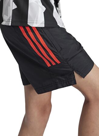 adidas Lastikli Bel Normal Siyah Kadın Şort IV7105-J HOT WV SHORT