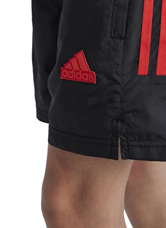 adidas Lastikli Bel Normal Siyah Kadın Şort IV7105-J HOT WV SHORT