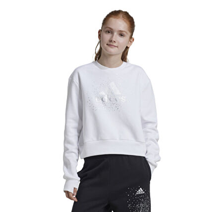 IX9330-C adidas Jg Glm Crew &amp;Ccedil;ocuk Sweatshirt Beyaz