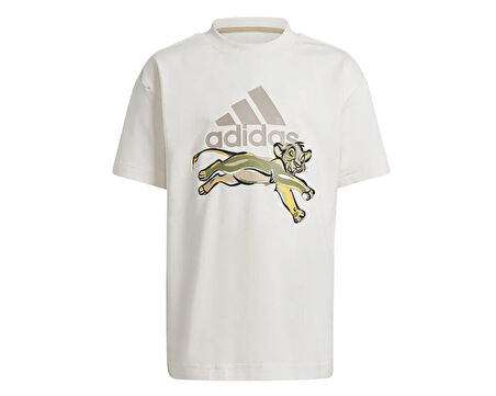 adidas Lk Dy Lk T Çocuk Günlük Tişört IV9643 Bej