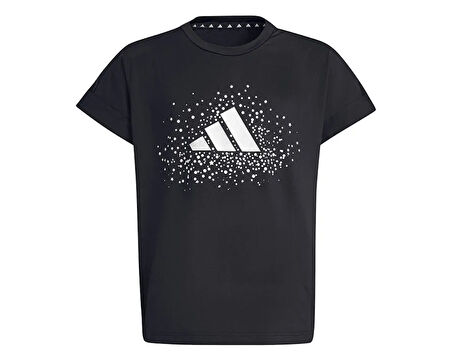 adidas Jg Gl Tee Çocuk Günlük Tişört IW3284 Siyah