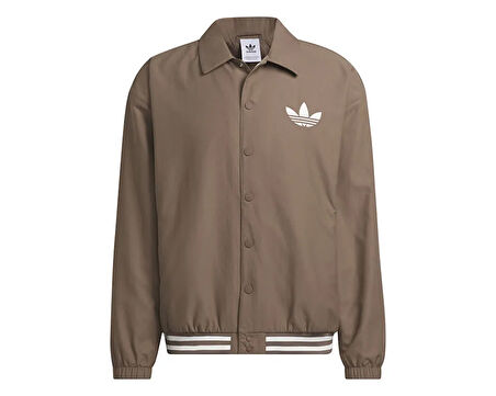 adidas Coach Jacket Unisex Günlük Ceket IY7371 Kahverengi