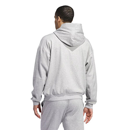 Adidas Iw8253 Slt Fleece Hood Gri