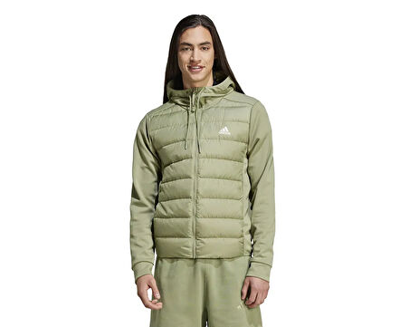 adidas Ess Dwn Hyb J Erkek Günlük Mont IX8915 Yeşil