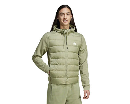 adidas Ess Dwn Hyb J Erkek Günlük Mont IX8915 Yeşil